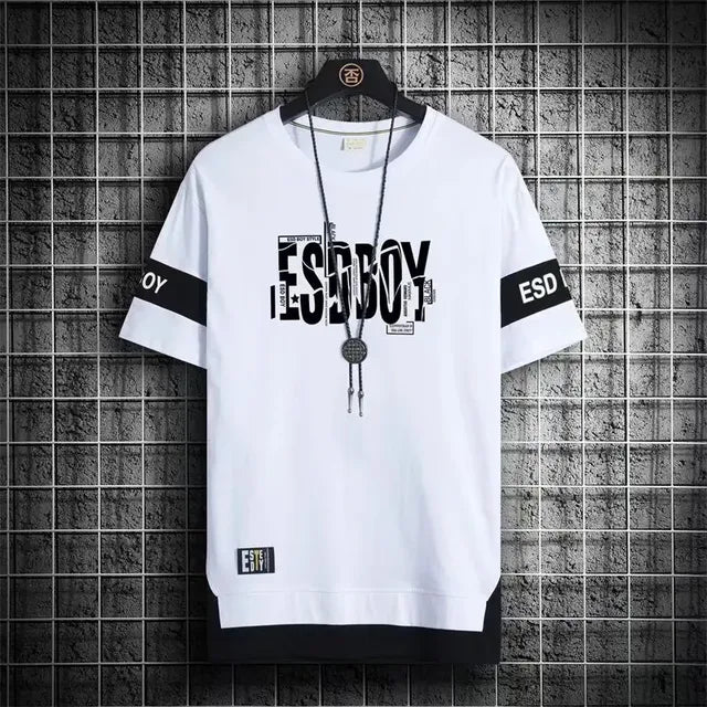 Harajuku Summer Graphic Tees for Men