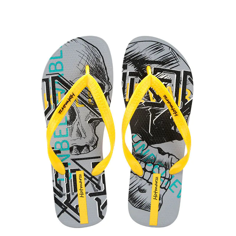 Urban Art Beach Flip Flops - Slip Resistant