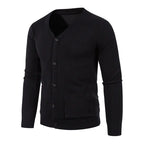 Men's Chic Solid Sweater Jacket