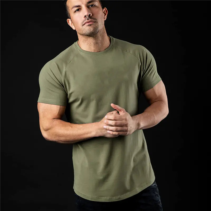 Men's Essential Fitness Tee in Solid Colors