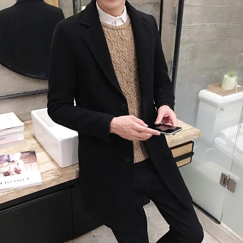 Woolen Trench Coat