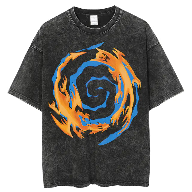 Vintage Yu Gi Oh Graphic T-Shirt for Men