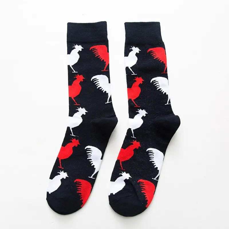 Modern Geometric Cotton Socks