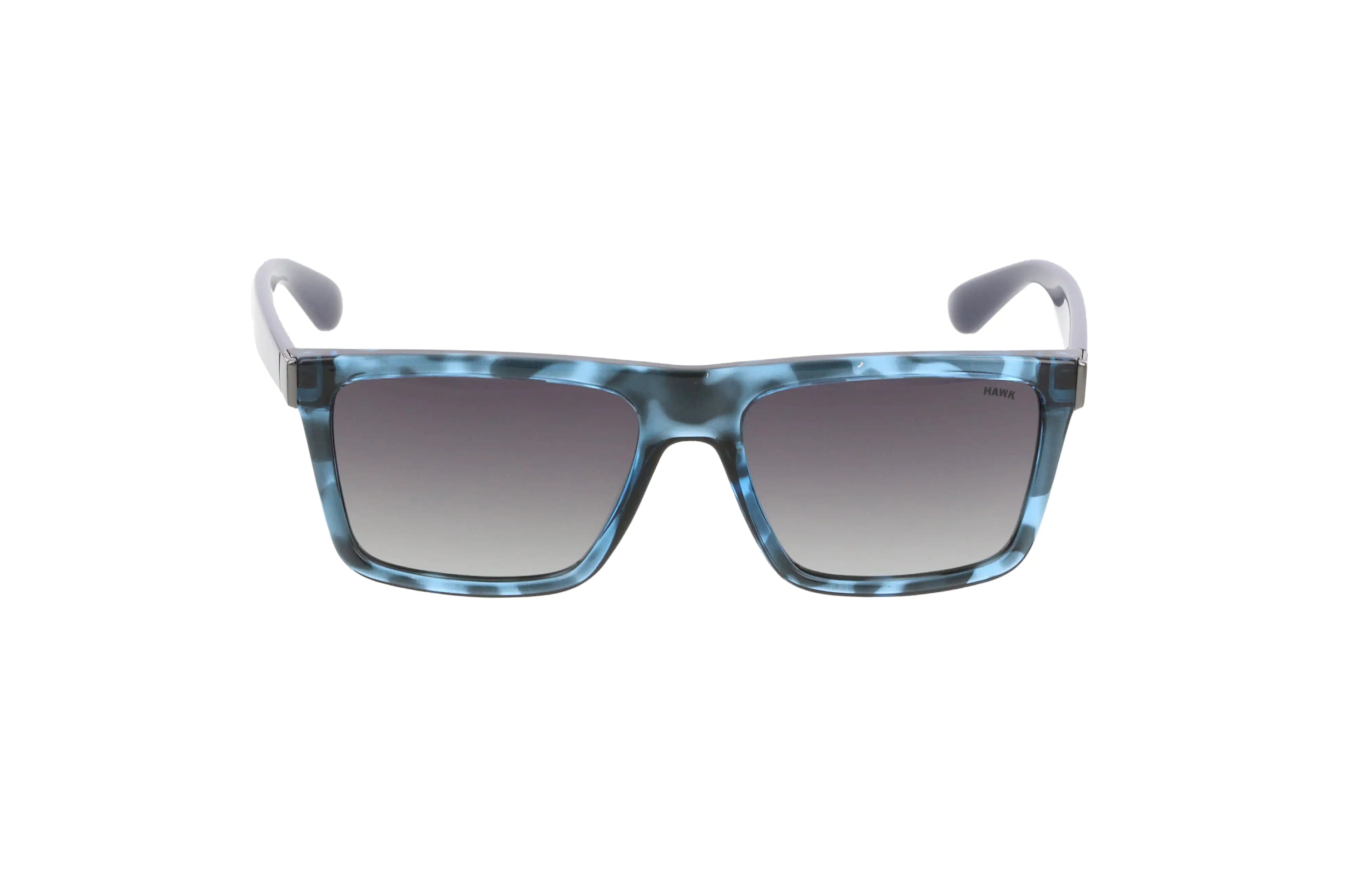 Hawk Blue Geometric Polarized Sunglasses