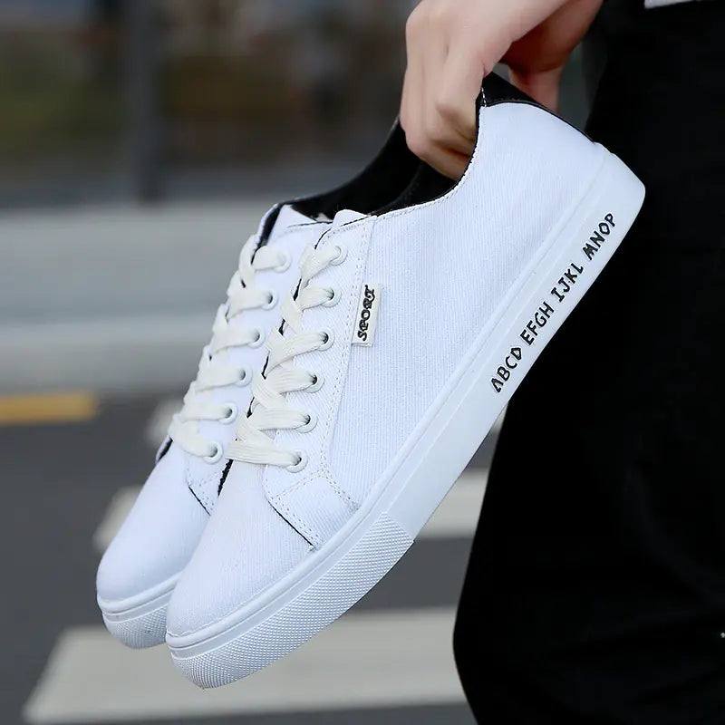 Casual Canvas Sneakers - Versatile Footwear
