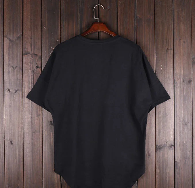 Oversized Bat Sleeve Half Sleeve Shirt
