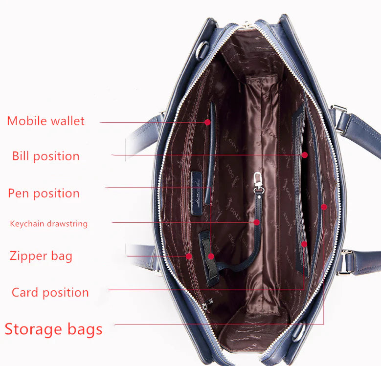 Executive Leather Briefcase