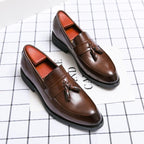 Tassel Leather Loafers