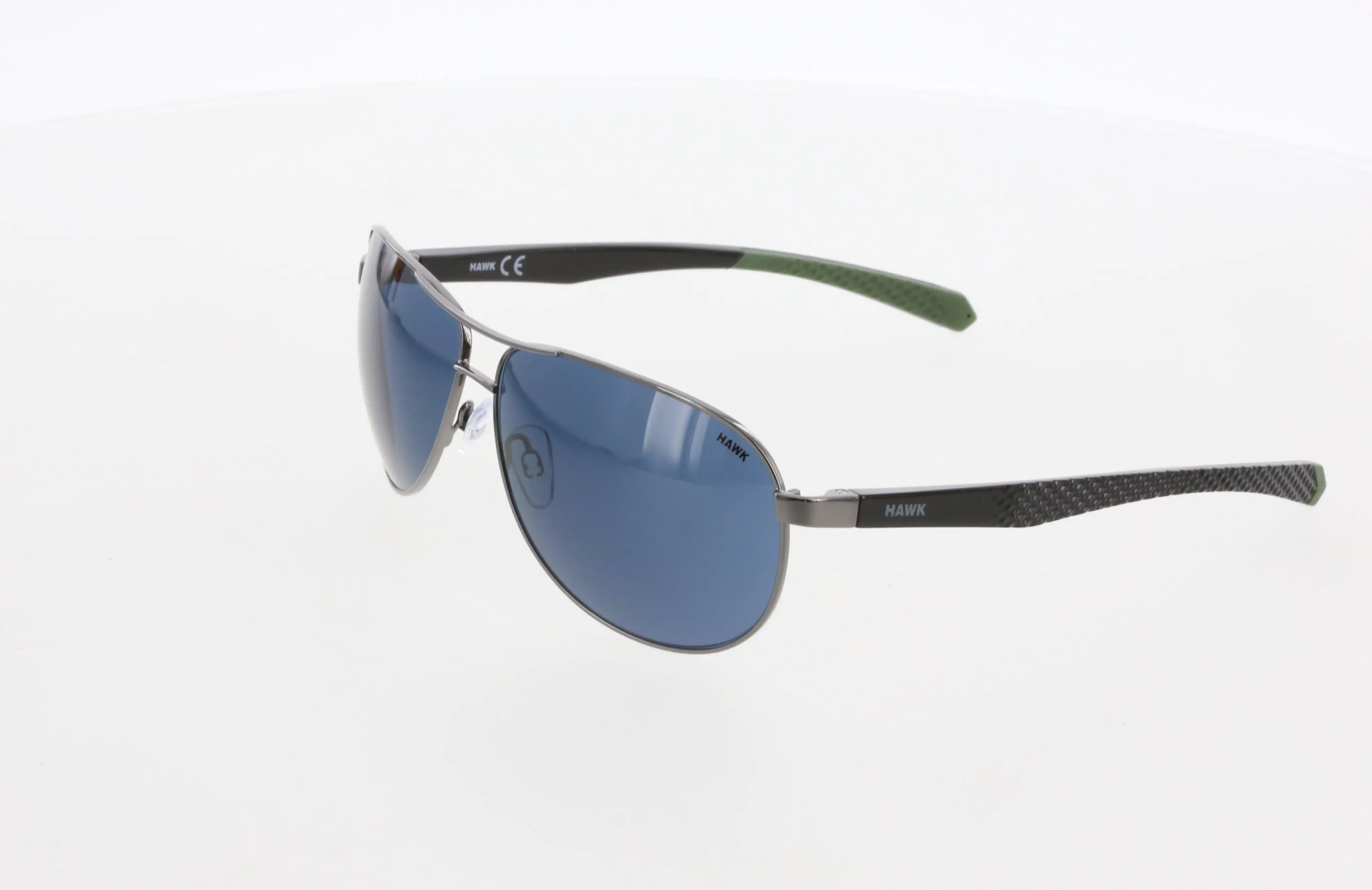 Hawk Geometric Metal Sunglasses