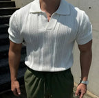 Breathable Mesh Polo Tee