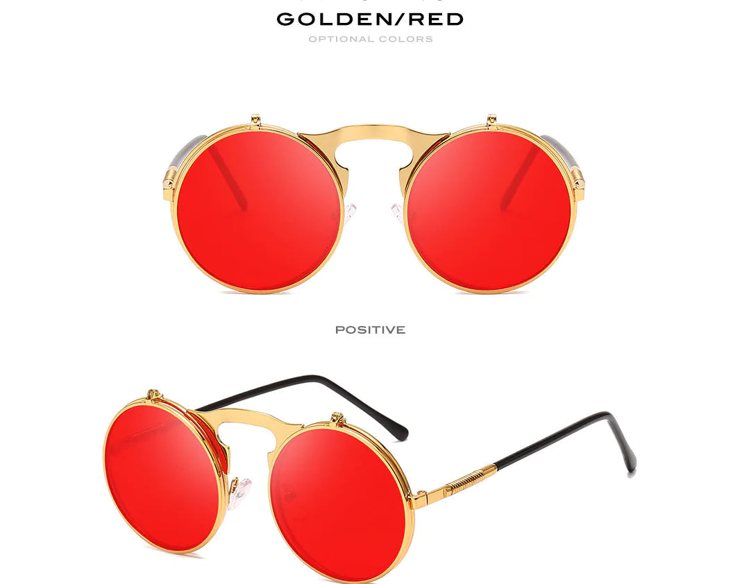 Flip-Up Retro Sunglasses