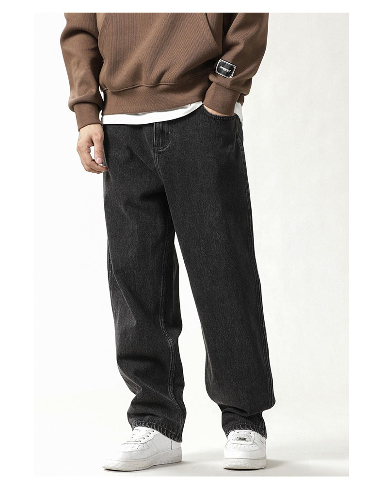 Stylish Loose Plus Size Jeans for Men