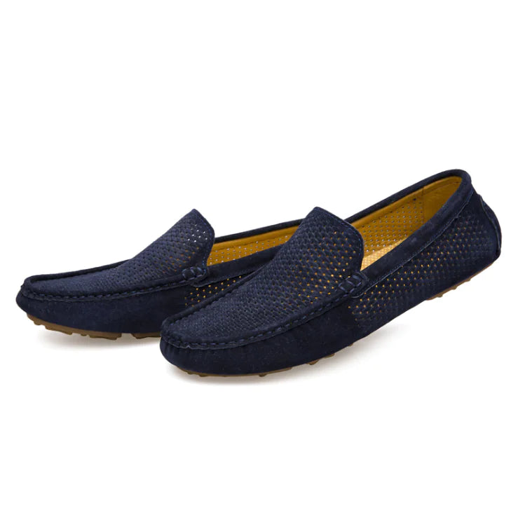 Suede Driving Loafers