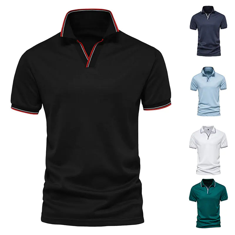 Summer V-Neck Men's Polo Essentials