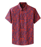 Men's Boho Floral Chemise