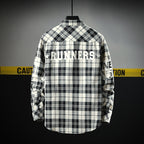 Modern Plaid Slim Shirt for Men