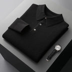 Men's Knit Polo Cardigan