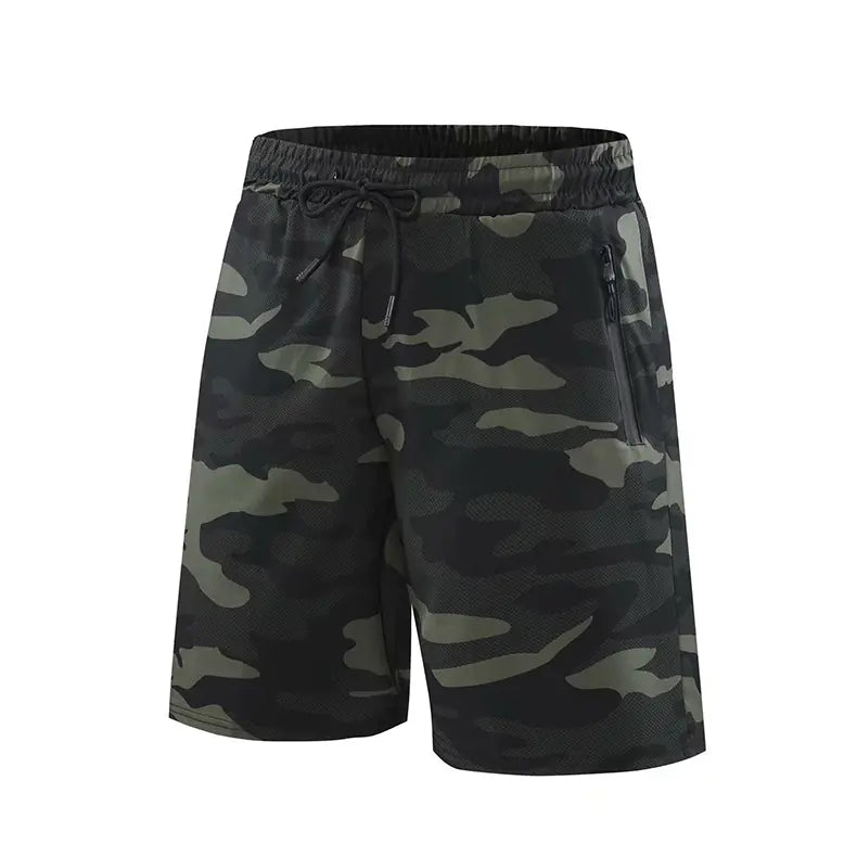 Men's Fast Dry Camo Sweat Shorts