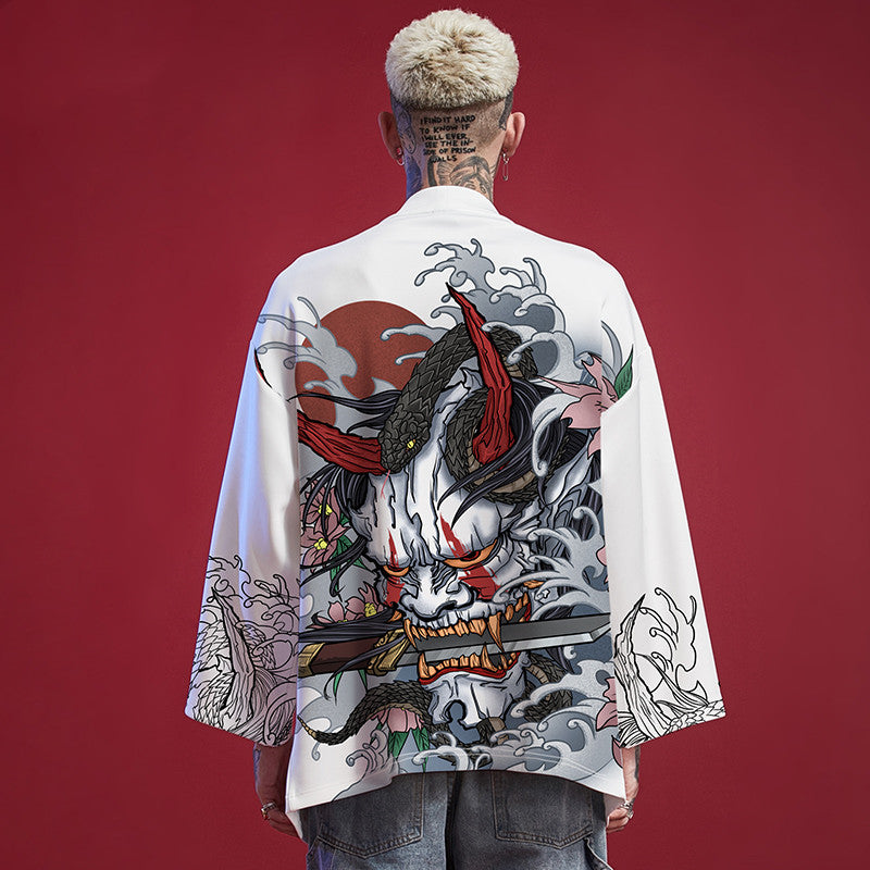 Men's Stylish Hand-Painted Cardigan