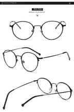 Round Metal Frame Blue Light Blockers