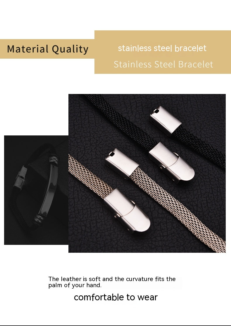 Vintage Stainless-Steel Bracelet