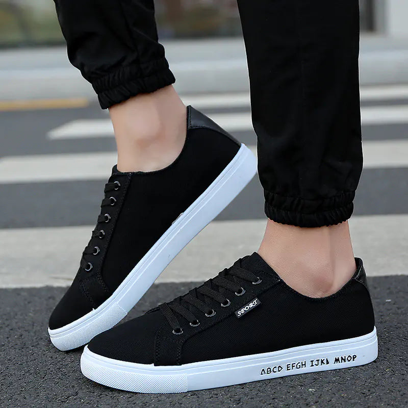 Casual Canvas Sneakers - Versatile Footwear