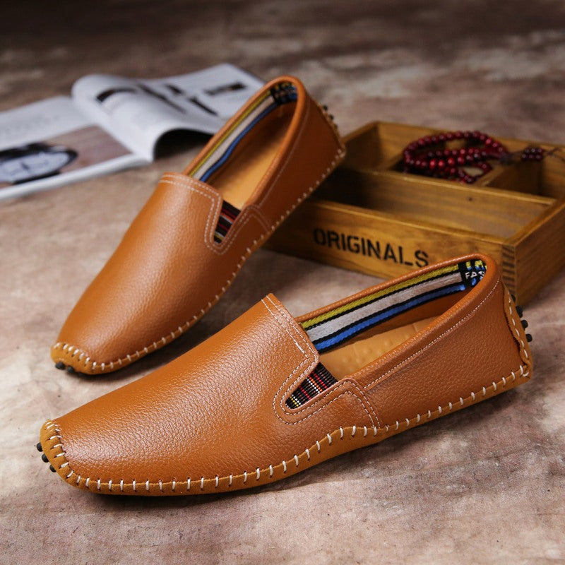 Premium Leather Loafers - Driving Edition