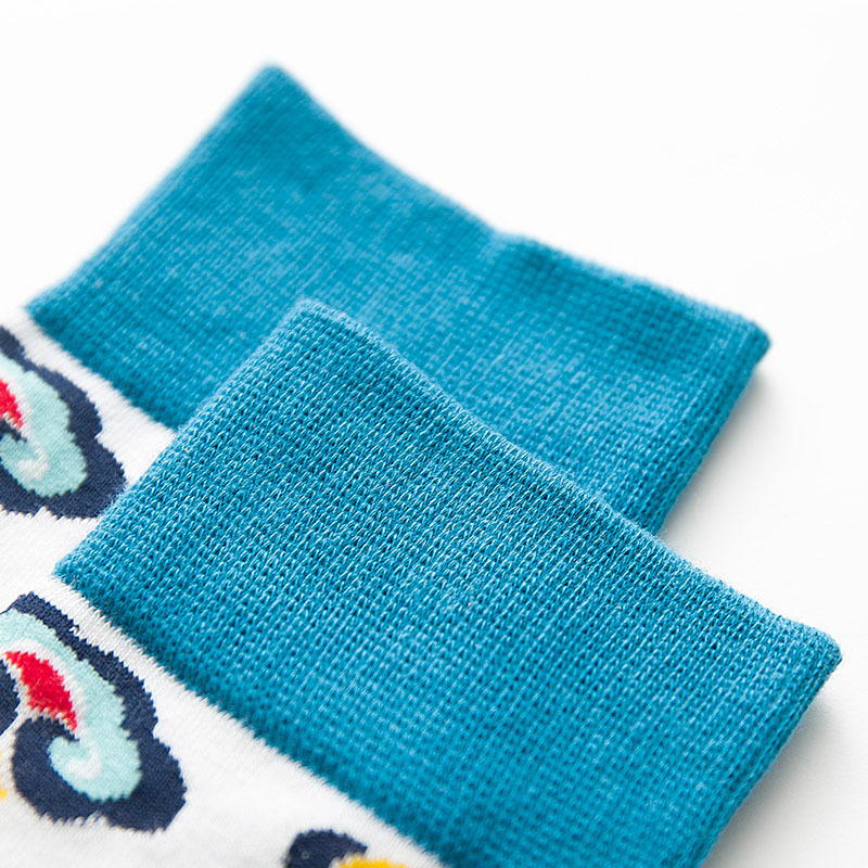 Modern Geometric Cotton Socks