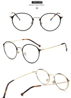 Round Metal Frame Blue Light Blockers