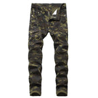 Urban Camo Slim Jeans in Army Green