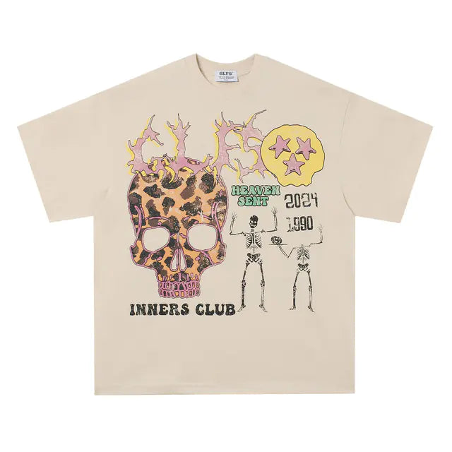 Leopard Skull Statement Tee