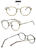 Round Metal Frame Blue Light Blockers