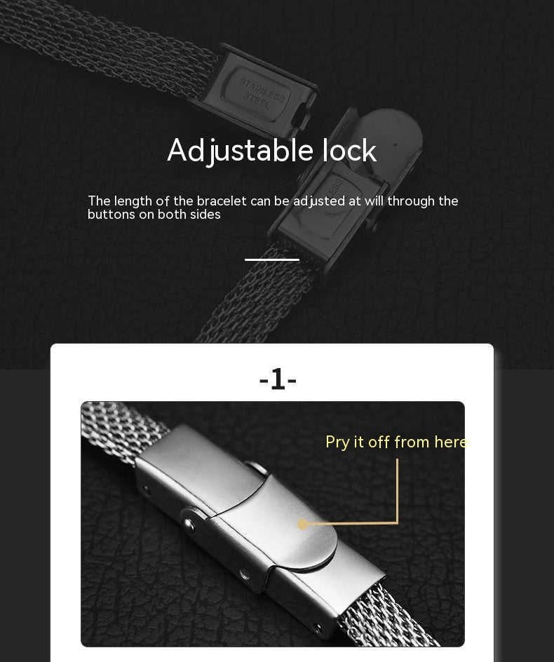 Vintage Stainless-Steel Bracelet