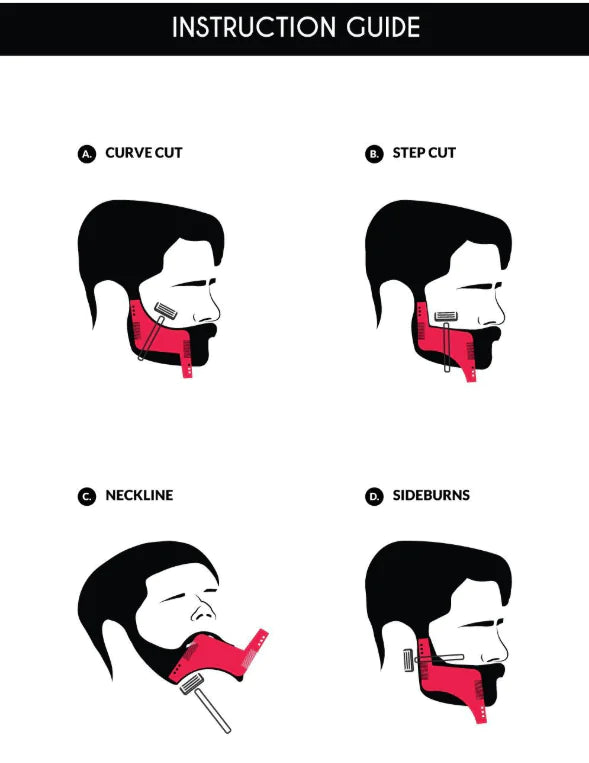 Beard Perfection Dual-Sided Template