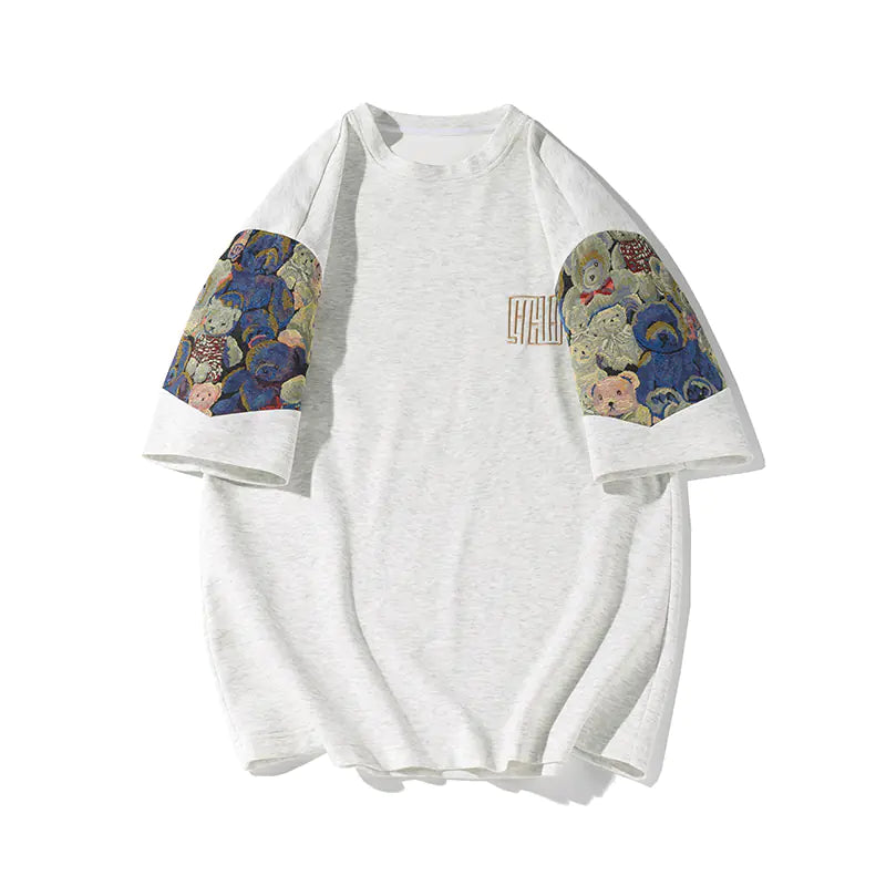 Summer Bear Embroidered Tee
