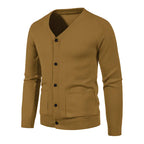 Men's Chic Solid Sweater Jacket