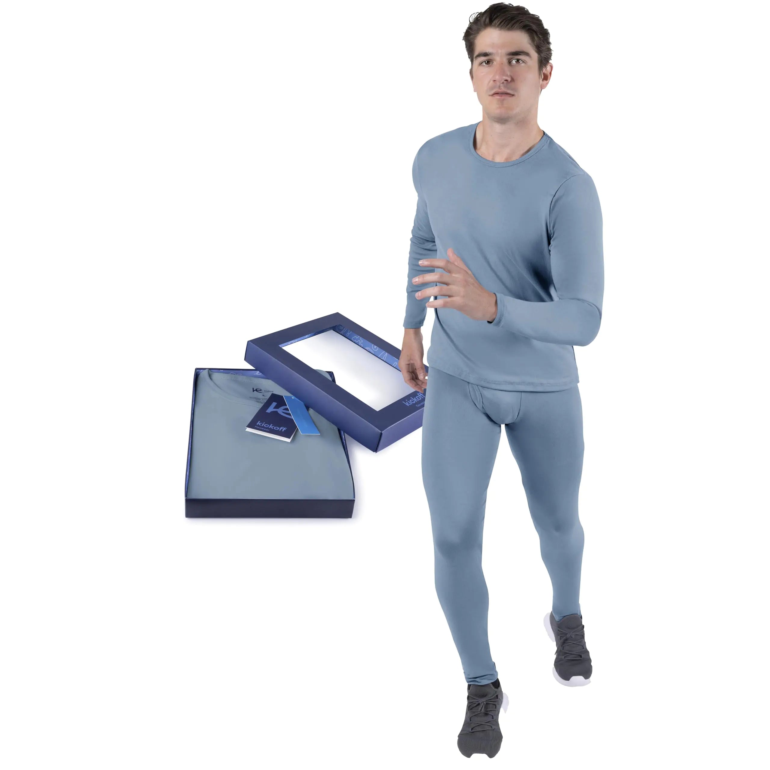 FlexWarm Thermal Set - Fleece-Lined Moisture-Wicking Long Johns