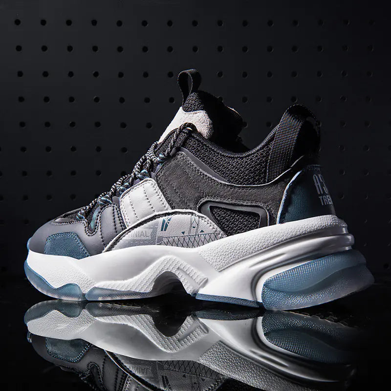 Stylish Mesh Patchwork Dad Sneakers