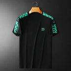 Rhinestone Accent Summer Tee for Men