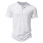Summer Breeze Cotton Henley Polo