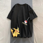 Harajuku Pikachu Cotton Tee for Men