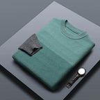 Colorblock Wool Sweater