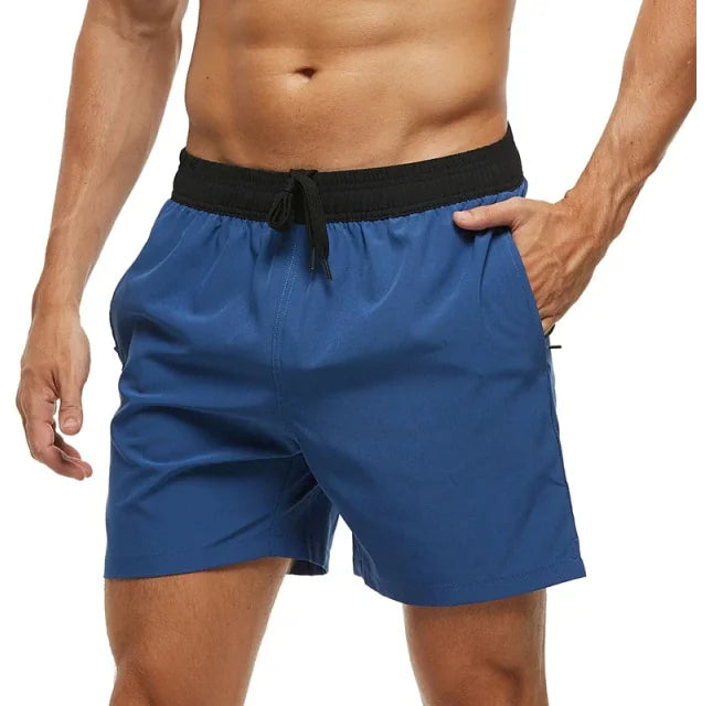 Men's Solid Color Leisure Shorts
