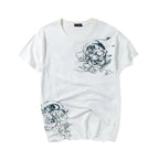 Embroidered Mythical Koi Tee