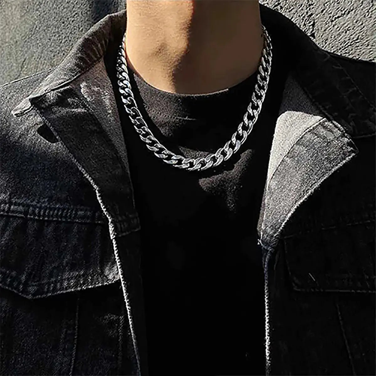 Titanium Hip-Hop Chain Necklace