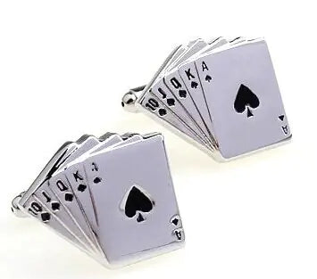 Casino Card Deck Cufflinks