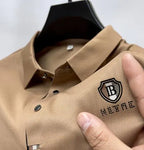 Polo Shirt - High-Quality Ice Silk Short Sleeve (Single)