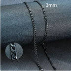 Stainless Steel Cuban Necklace