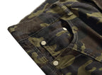 Urban Camo Slim Jeans in Army Green