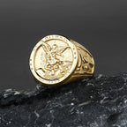Classic Silver Men's Cross Ring